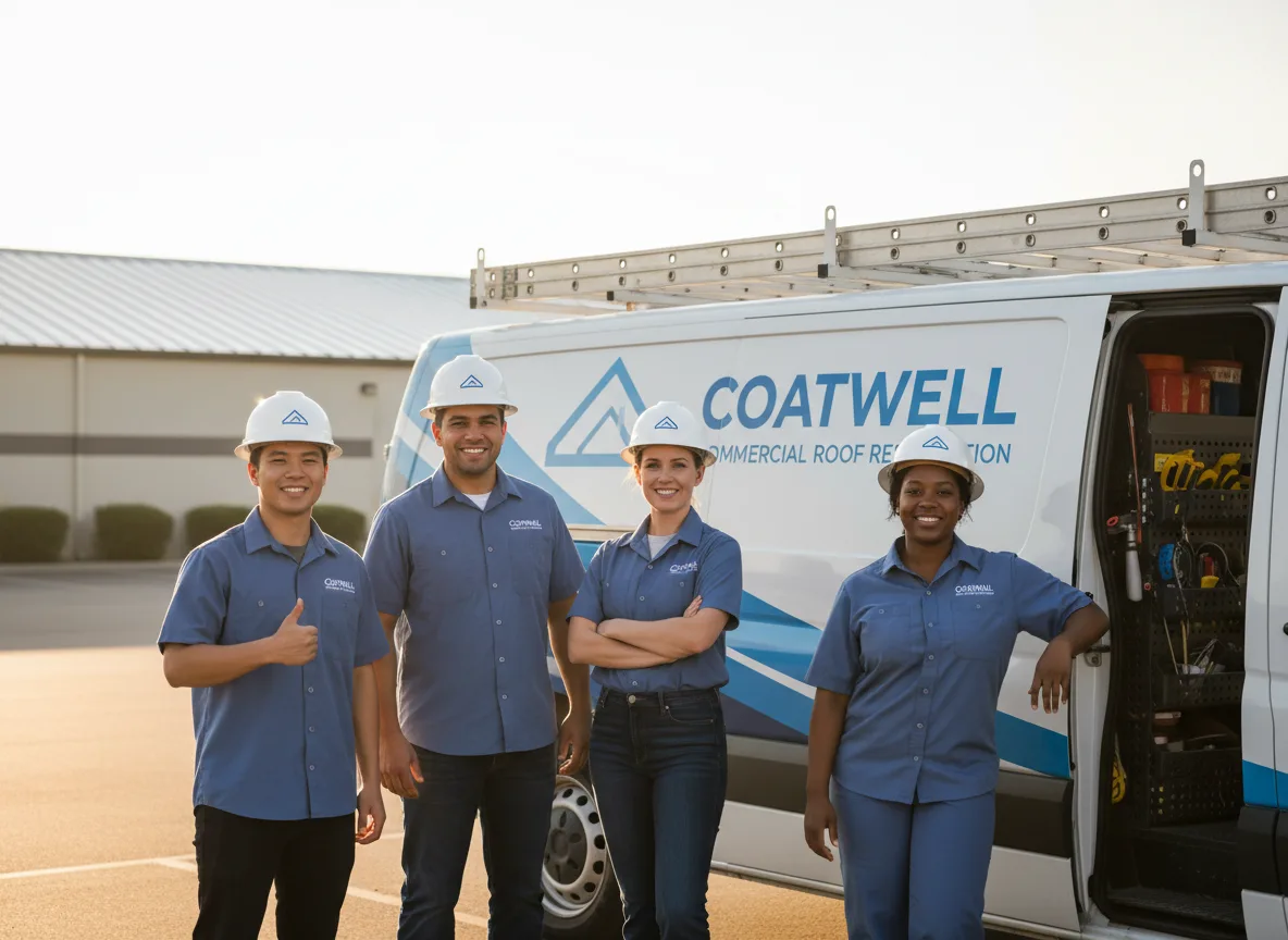 Commercial roof coating company in Winfield, IL